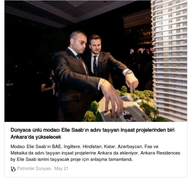 Patronlar Dünyası haber küpürü